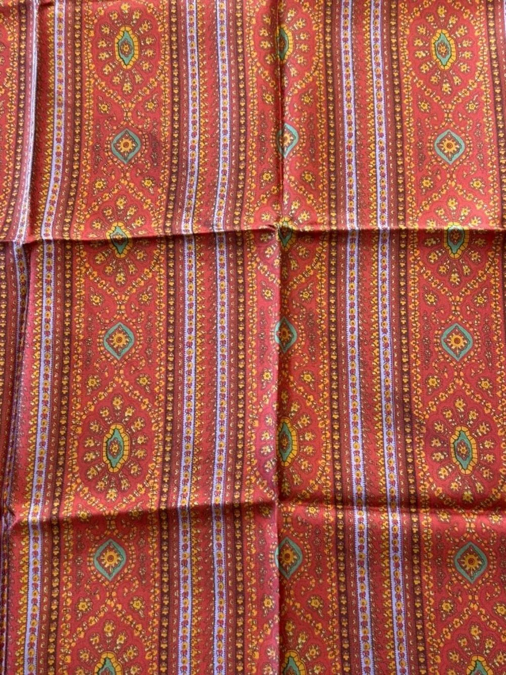 Vintage Liberty of London Red Silk Scarf